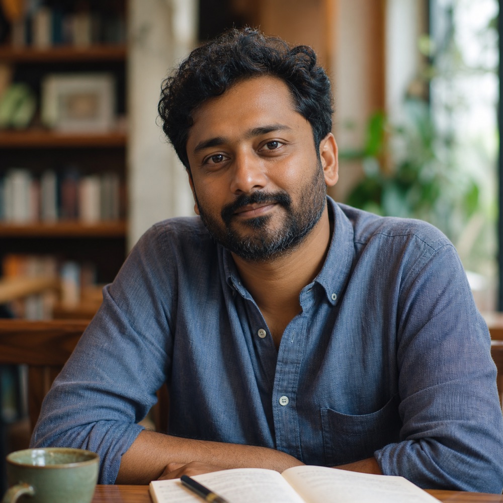 Portrait of Nikhil Menon.